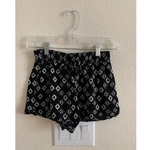 Black Design Shorts